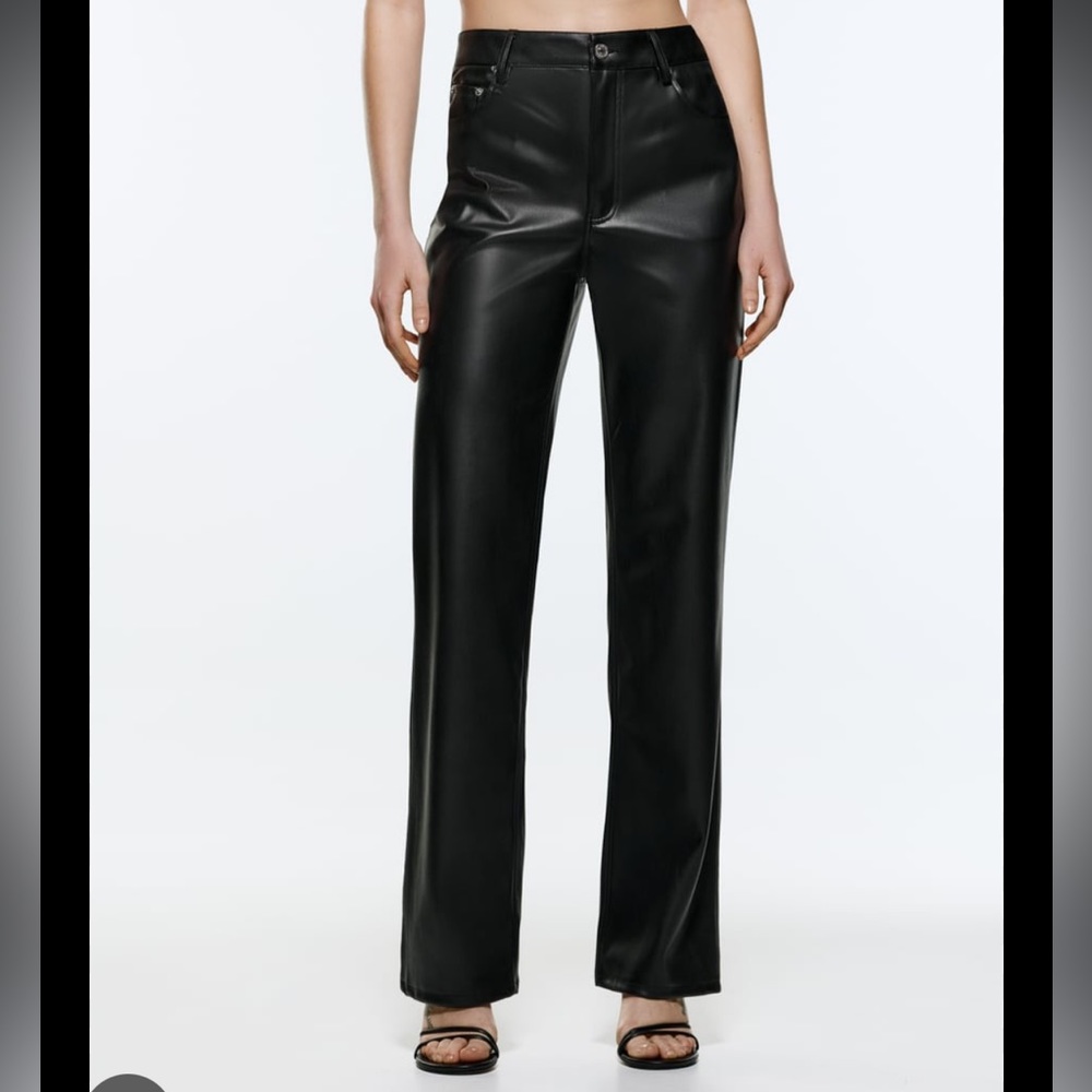 Zara Faux Leather 90’s Pant
